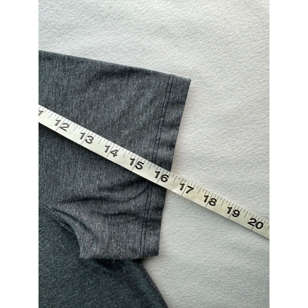 Lululemon Mens Grey Short Sleeve Polo Shirt Size XL Slim Modern Wicking‎ Light - Picture 12 of 16